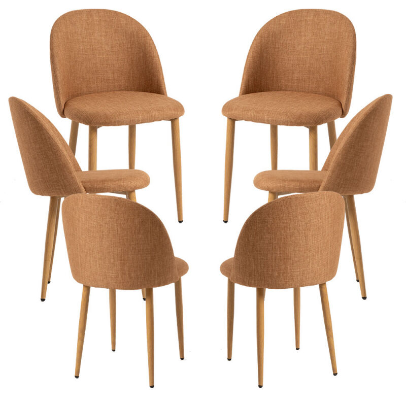 

Packs Sillas Comedor - Pack 6 Sillas Vint Tela - Marrón arena