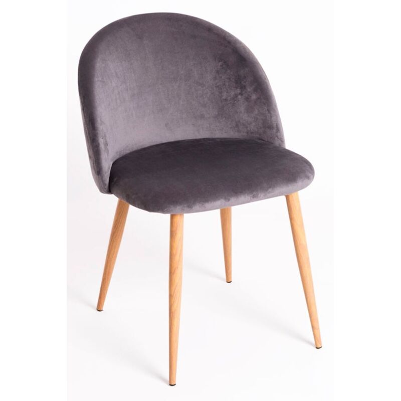 

Packs Sillas Comedor - Pack 6 Sillas Vint Terciopelo - Gris oscuro