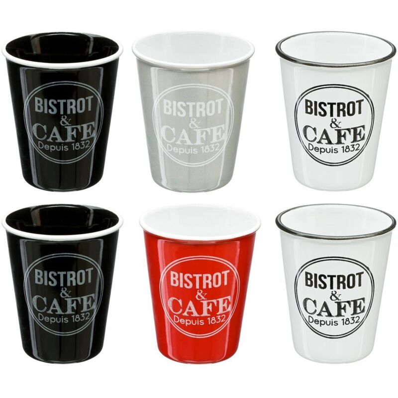 Secret de Gourmet Coffret cadeau bistrot 10 cl 6 tasses