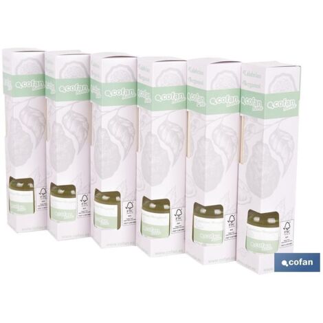 Pack 6 unidades ambientador de varillas bergamota calabrese 50 ml