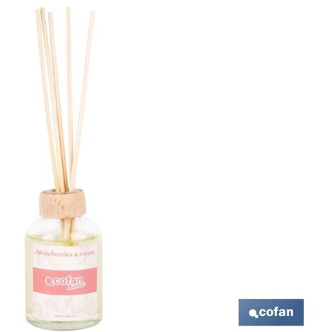 Pack 6 unidades ambientador de varillas fresa y nata 50 ml