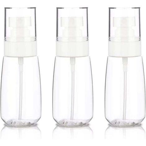 Pack 60ml Small Travel Spray Bottles, Empty Travel Spray Bottles, Mini Plastic Fine Mist Spray Bottles MUMU