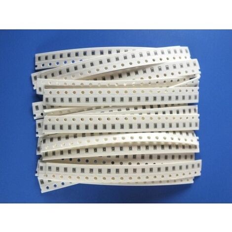 Pack 680 resistencia SMD1206  - 20 resistencias de 34 valores diferentes de 1ohm a 10 Mohm