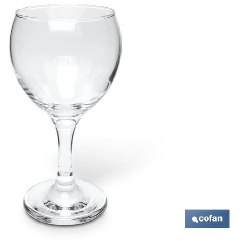 PACK 6UDS COPA VINO TINTO 21 CL MODELO SARBIA
