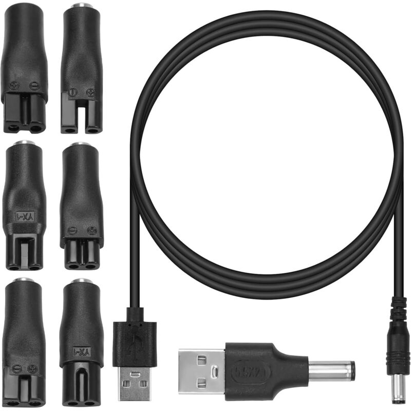 Pack 7 Câbles USB 5V Universels Chargeurs pour Différentes Marques et Appareils Compatible Purificateurs et Lampes de Table