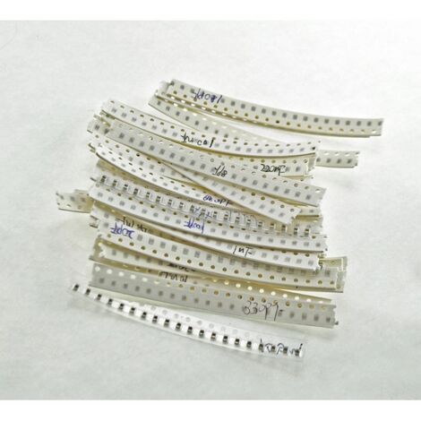 Pack 720 Condensadores SMD0603 - 20 condensadores de 36 valores diferentes de 1pF-10uF