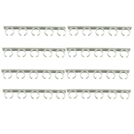 Pack 8 tiras estantes especias adhesivas – Capacidad 20 frascos, organizador despensa extrafuerte
