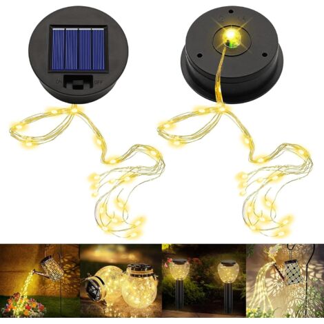 Pack 8.5cm Solar Light Replacement Parts with LED Solar Lights Replacement Waterproof Solar Panel Replacement for Solar Lantern Garden Lights DIY