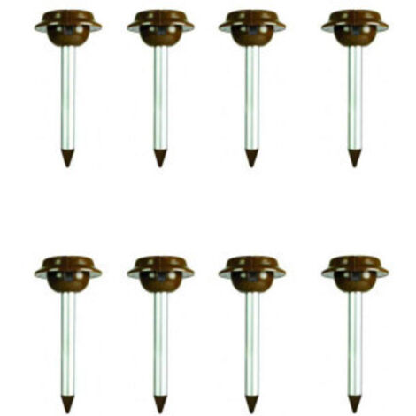 PACK 8X WEITECH Répulsifs Solaires Anti-serpent Lézar Jardin Repousse Serpent