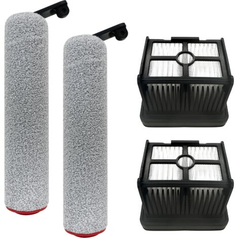 Pack accessoires pour Dreame H12 Pro / H12 Dual  [Lot 2] Rouleau Brosse Filtre Phonillico®