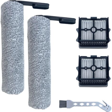 Pack accessoires pour Tineco Floor One S5 COMBO / Floor One S5 COMBO POWER  - Rouleau Brosse [Lot 2] Filtre [Lot 2]
