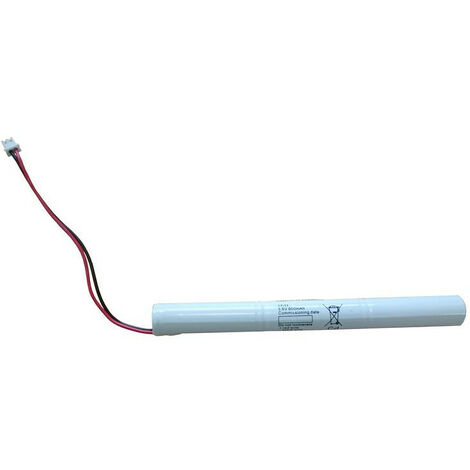 Pack accus Ni-Cd 3 x 1,2V 0,8Ah pour maintenance UNILED 2-45 et UNILED 2-45 ES (LUM11071)