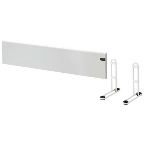 Pack ADAX Elektrischer Heizkörper Weiß - 1200 W - 1450x200x90mm - Neo Basic NL12 KDT - Füße für Heizkörper P Weiß