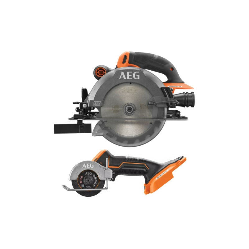 Pack AEG Scie circulaire - Mini scie multi-matériaux - 18
