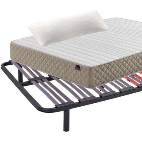Pack Ahorro Golden Descanso Completo 90x180 cm (colchón + Somier Multiláminas + Patas + Almohada)
