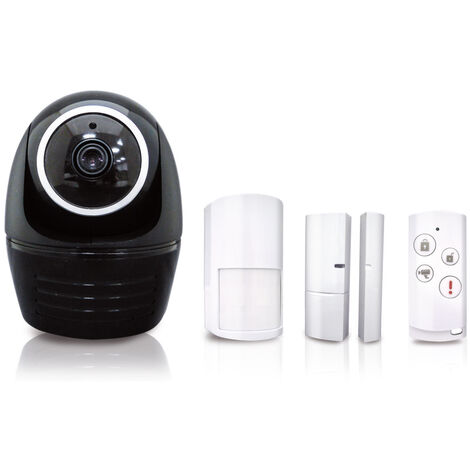Pack Alarme maison connectée sans fil + caméra intégrée – Solution de surveillance à distance - HOS-1800 - BLAUPUNKT - 573800