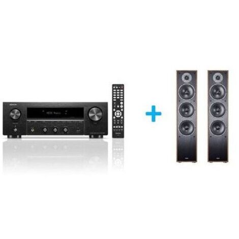 Pack ampli et enceintes Hi‑Fi - Denon & Magnat - DRA-900H / Monitor S70 - Noir - Noyer - Colonnes