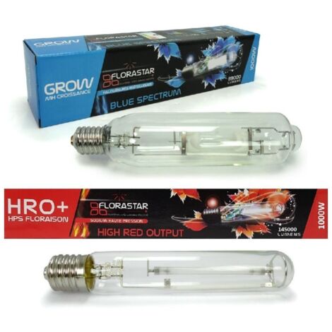 Pack ampoules 1000W MH + HPS FLORASTAR