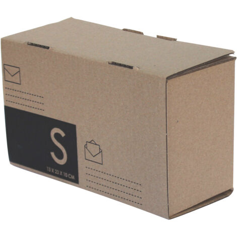 Pack and Move - Lot 24 cartons pour expédition - Taille S - Carton renforcé - 23 x 10 x 13 cm - 20 KG max