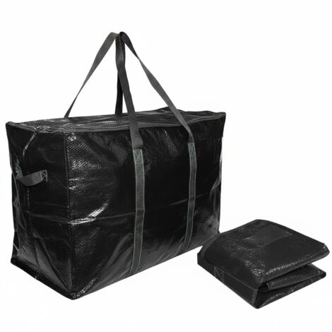 Pack and Move Lot de 2 grands sacs de déménagement ultra résistants, réutilisables