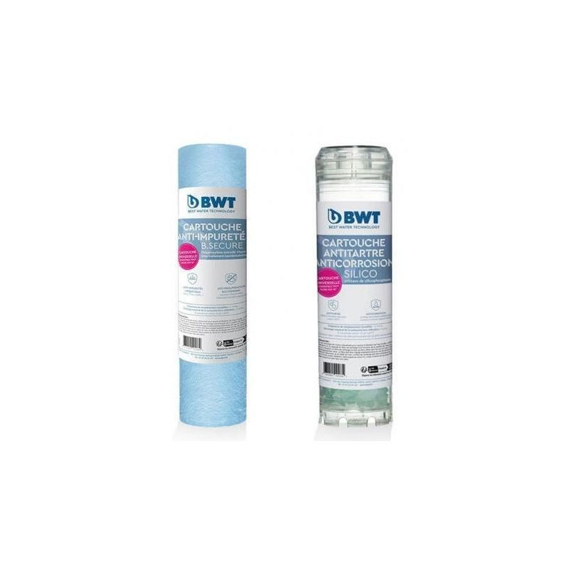 Pack annuel antitartre BWT pilodiphos - b.secure + silicophosphate - Fréquence de remplacement : 12 mois
