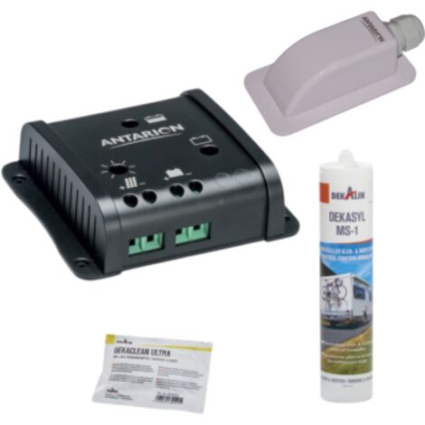 Pack ANTARION Kit de pose solaire avec Régulateur de Charge PWM 160W 10A
