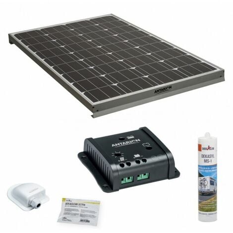 Pack ANTARION panneau solaire 110W camping car + Régulateur solaire SC10