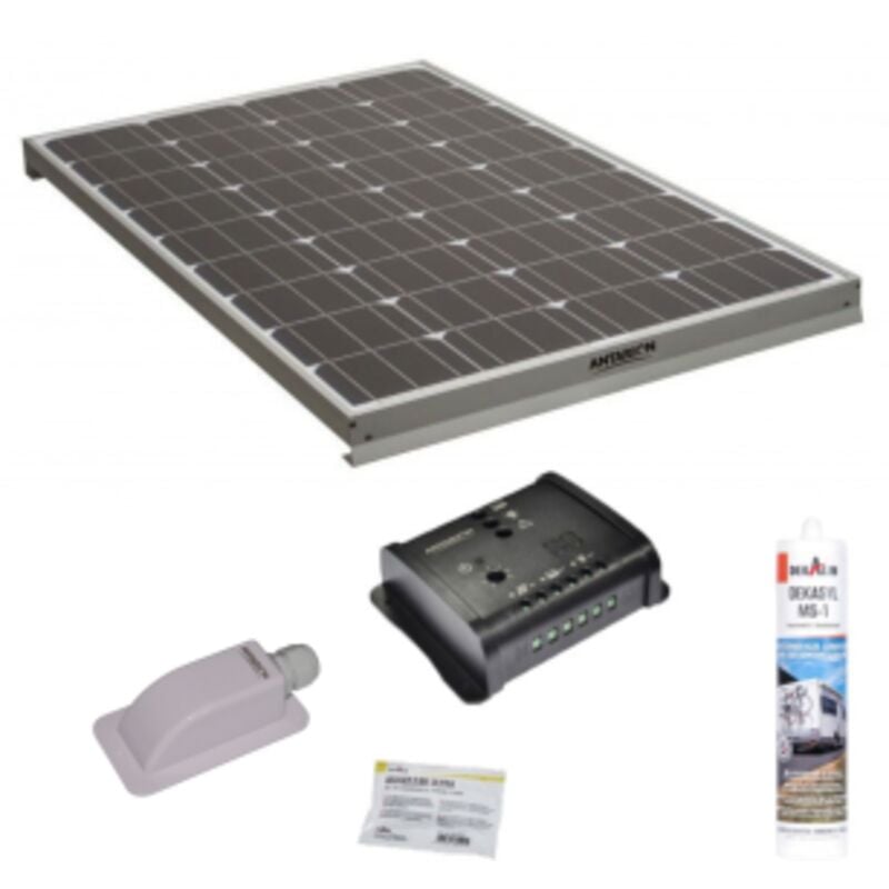 Antarion - Pack Panneau Solaire 120W Camping-car + Régulateur Solaire mppt P10