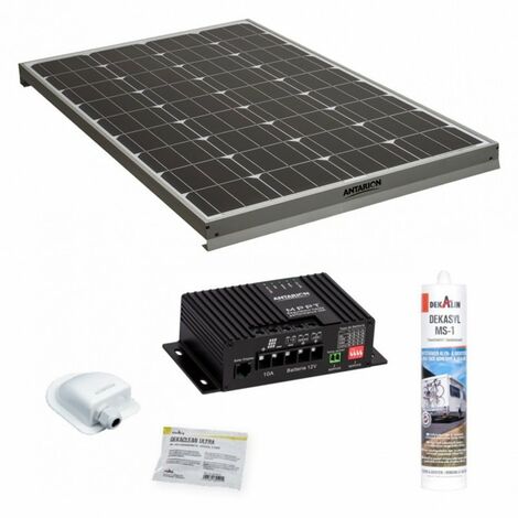 Pack ANTARION panneau solaire 150W camping car + Régulateur solaire MPPT10