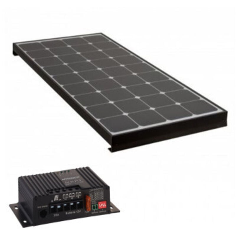 Pack Antarion Panneau Solaire Black Booster 220W + Régulateur de charge Solaire