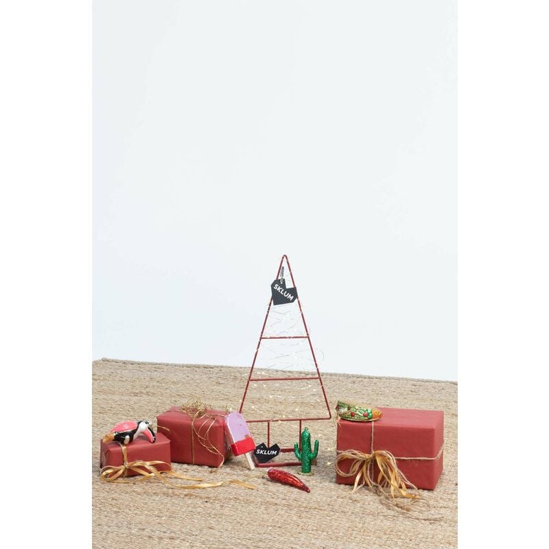 

PACK Árbol de Navidad Thri y Adornos Rojo Mex - Sklum