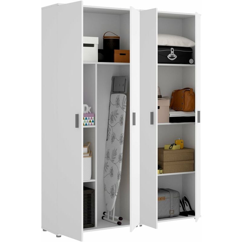 

Pack Armarios Zapatero o ropa organizador, 190 cm (Alto) x 139 cm (Ancho) x 35 cm (Fondo)