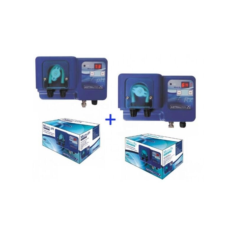 Astral - Pack pompe péristaltique Micro pH + Micro Rx ( rédox )