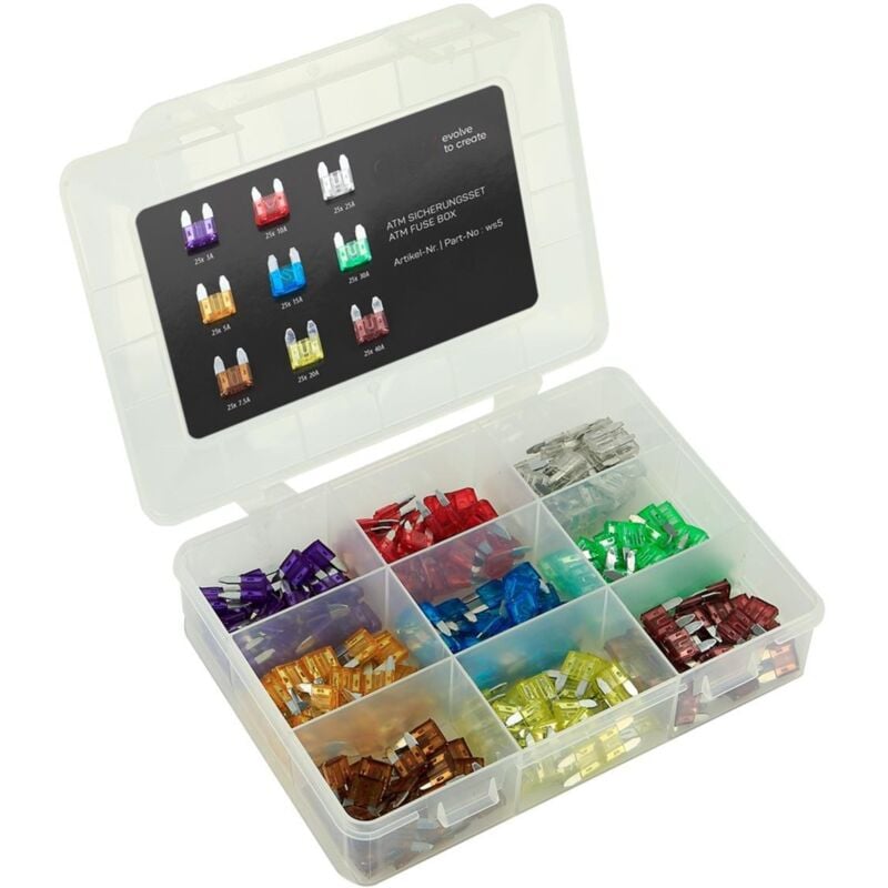 Adnauto - Pack fusible atm 3A a 40A 225 pieces