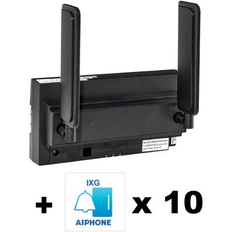 Pack avec passerelle IP avec emplacement SIM avec 10 licences IXGWTGW10FR AIPHONE 201009