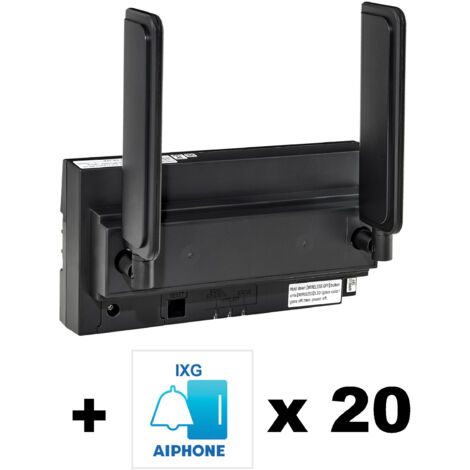 Pack avec passerelle IP avec emplacement SIM avec 20 licences IXGWTGW20FR AIPHONE 201011