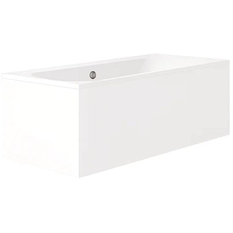 Jacob Delafon - Pack baignoire droite 170 x 75 Elise + tablier en angle + vidage