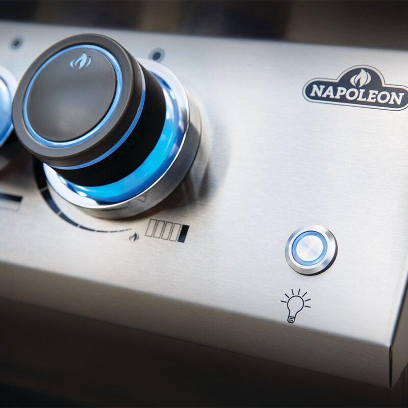 Napoleon - Pack Barbecue à gaz Prestige 500 - Noir + Plancha