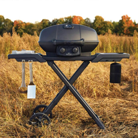 Pack Barbecue à gaz TravelQ PRO - Phantom + Plancha