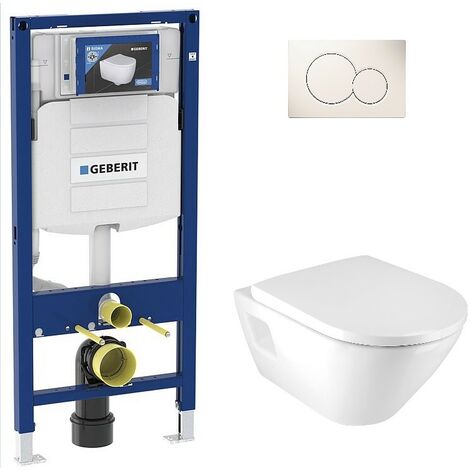 Pack Bati support Geberit et Combi-Pack Duravit D-Neo sans rebord