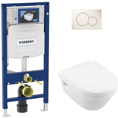 Pack Bati support Geberit et Pack combi V&B Architectura WC suspendu Direct Flush