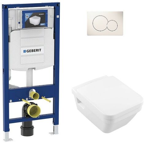 Pack Bati support Geberit et Pack combi V&B Architectura WC suspendu Direct Flush
