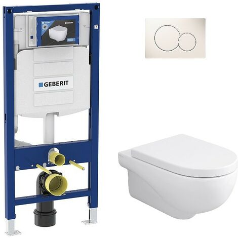 Pack Bati support Geberit et WC mural suspendu NUVOLA