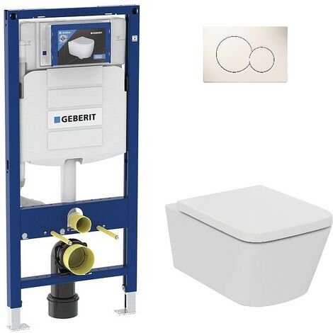 Pack Bati support Geberit et WC suspendu à fond creux Ideal Standard Blend Curve AquaBlade
