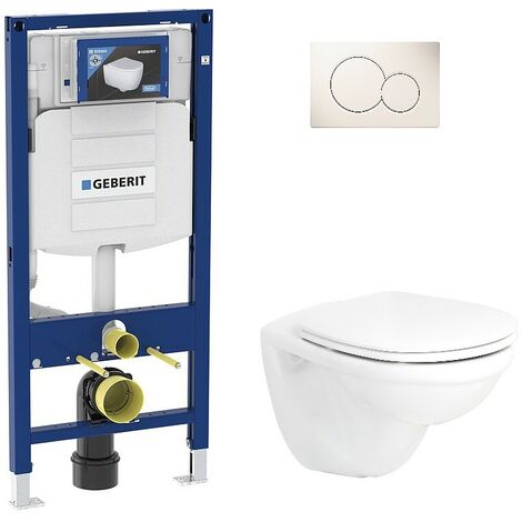 Pack Bati support geberit et Wc suspendu Duravit D-Code