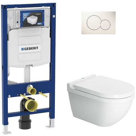 Pack Bati support Geberit et WC suspendu Duravit Starck 3 en profondeur