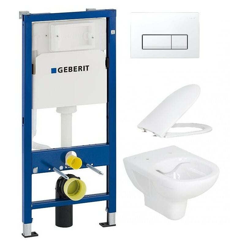 Geberit - Pack Bati support et Wc suspendu Laufen pro
