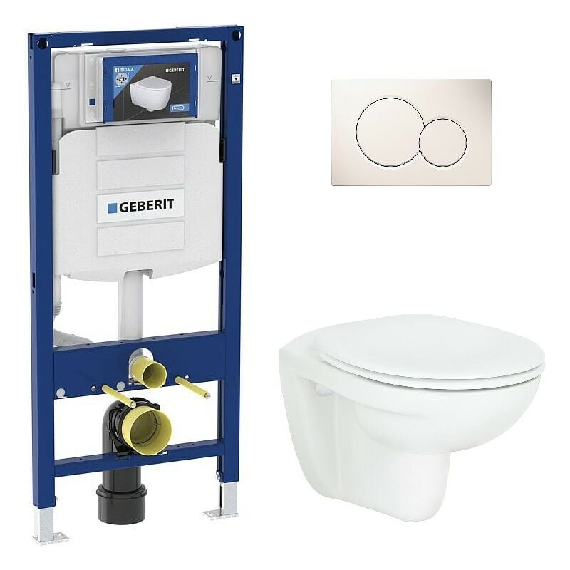 Geberit - Pack Bati support et Wc suspendu neo 2.0