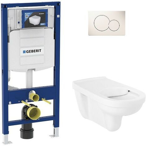 Pack Bati support Geberit et WC suspendu V&B O.Novo Direct Flush