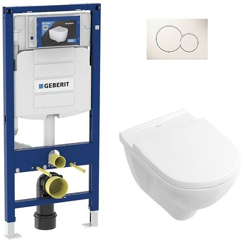 Villeroy & Boch Avento Abattant WC avec frein de chute déclipsable Slimseat  avec charnières en inox blanc - 9M87S101 